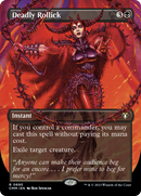 Deadly Rollick (CMM-695) [Commander Masters] (Borderless) Foil