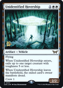 Unidentified Hovership (PRE-37S) [Duskmourn: House of Horror Promos] Foil