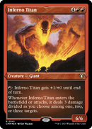 Inferno Titan (Foil Etched) (CMM-541) [Commander Masters] Foil