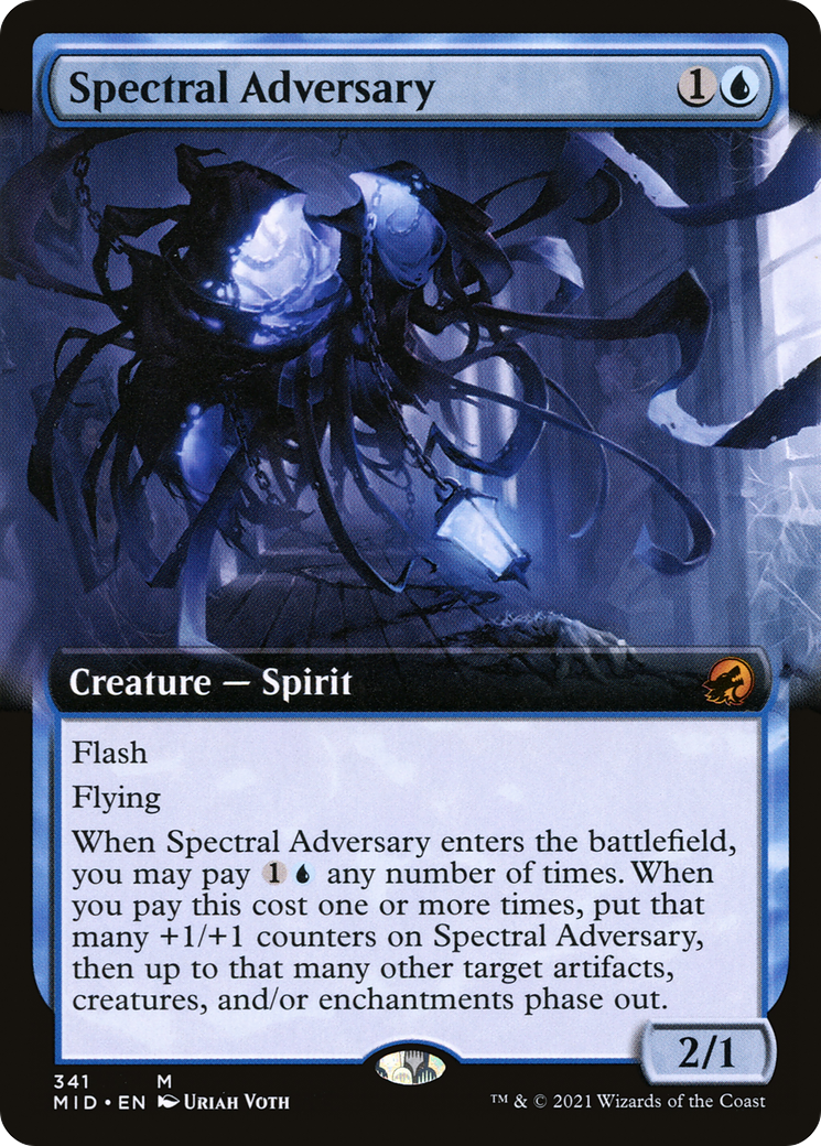 Spectral Adversary (Extended Art) (MID-341) [Innistrad: Midnight Hunt]