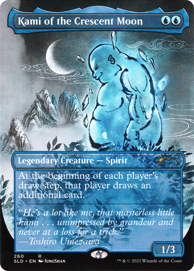 Kami of the Crescent Moon (SLD-260) (Borderless) [Secret Lair Drop]
