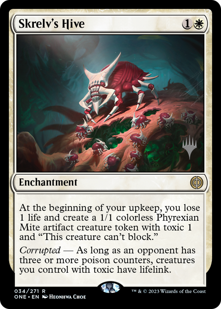 Skrelv's Hive (PPONE-34P) [Phyrexia: All Will Be One Promos] Foil