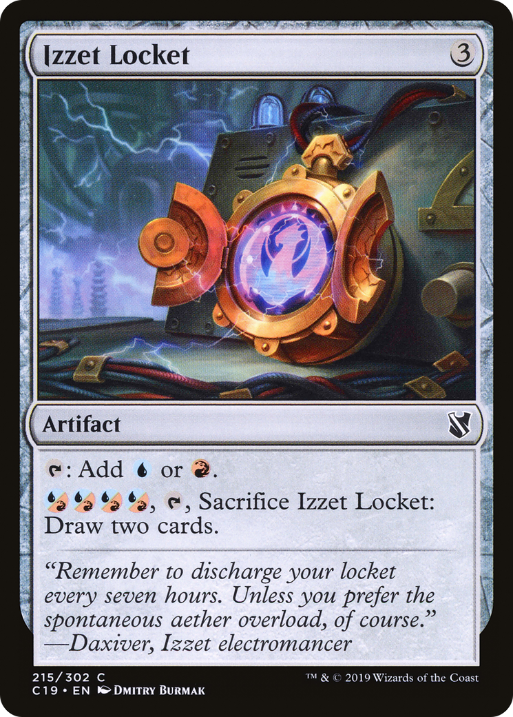 Izzet Locket (C19-215) [Commander 2019]