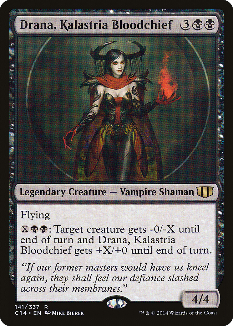 Drana, Kalastria Bloodchief (C14-141) [Commander 2014]