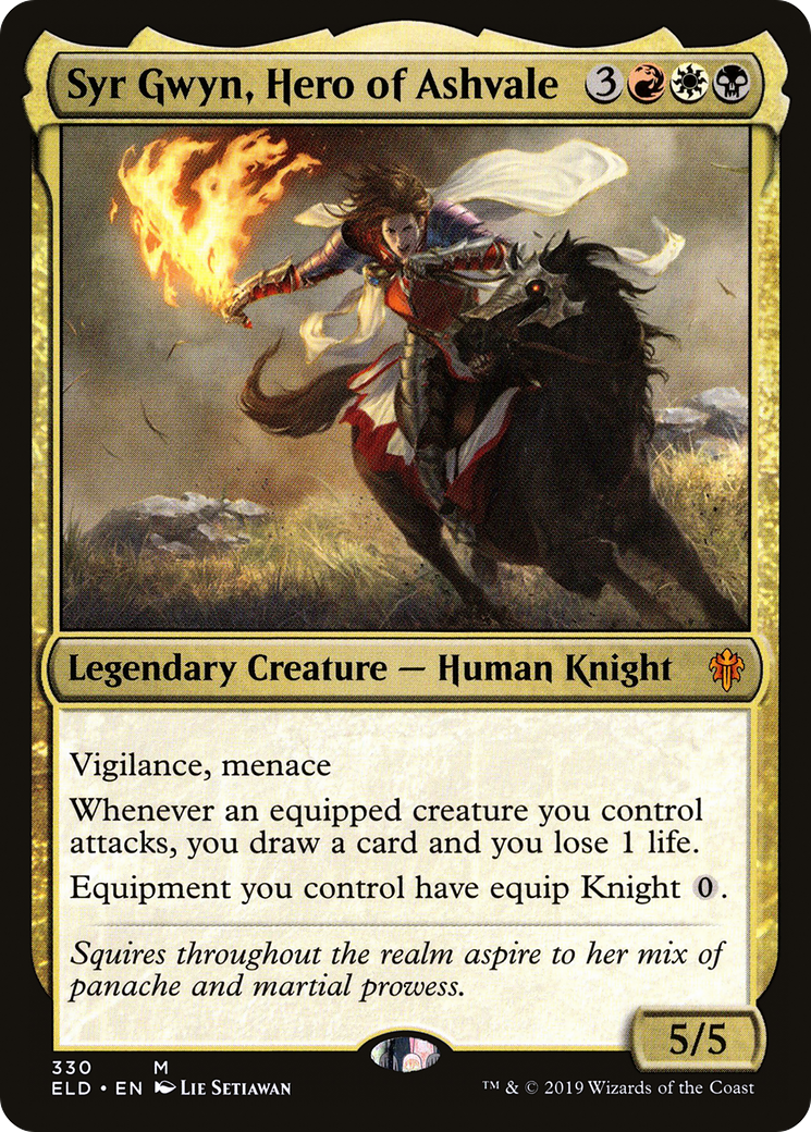 Syr Gwyn, Hero of Ashvale (ELD-330) [Throne of Eldraine]