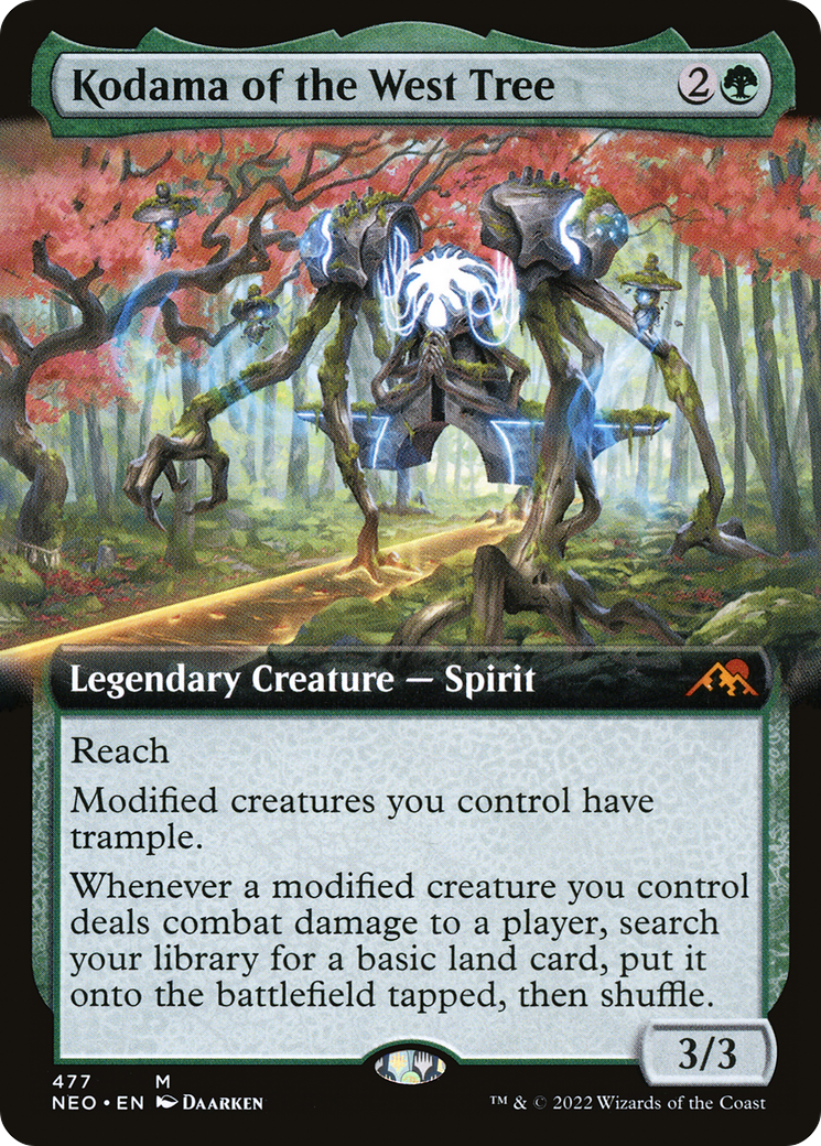 Kodama of the West Tree (NEO-477) [Kamigawa: Neon Dynasty]: (Extended Art)