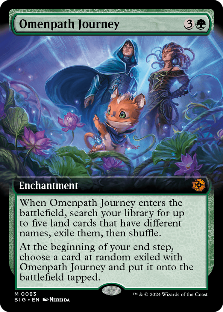 Omenpath Journey (BIG-083) [The Big Score]: (Extended Art) Foil