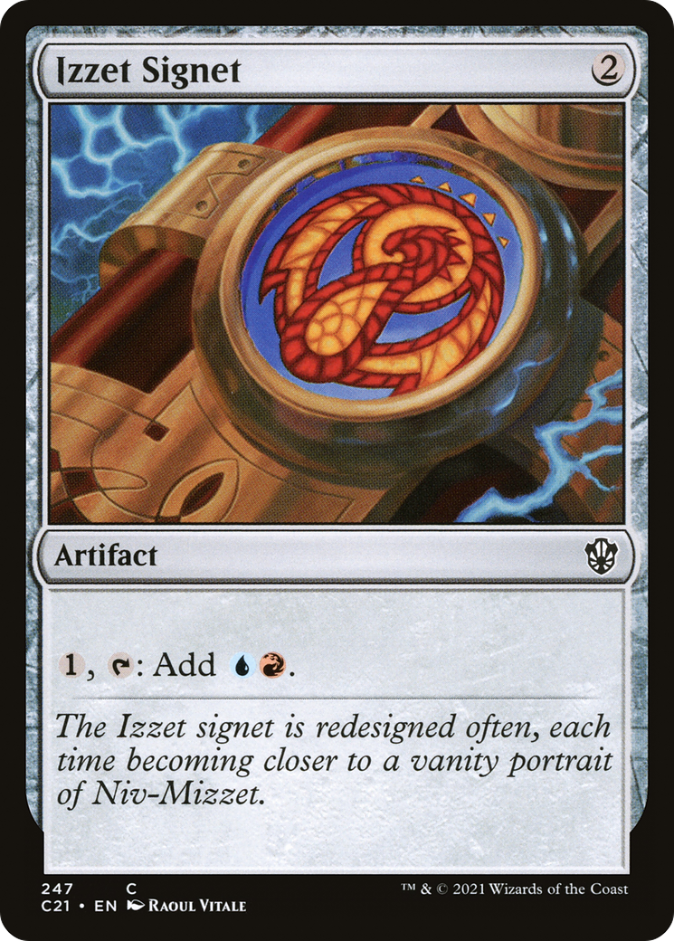 Izzet Signet (C21-247) [Commander 2021]