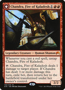Chandra, Fire of Kaladesh // Chandra, Roaring Flame (ORI-135) [Magic Origins]: (originpwdfc) Foil