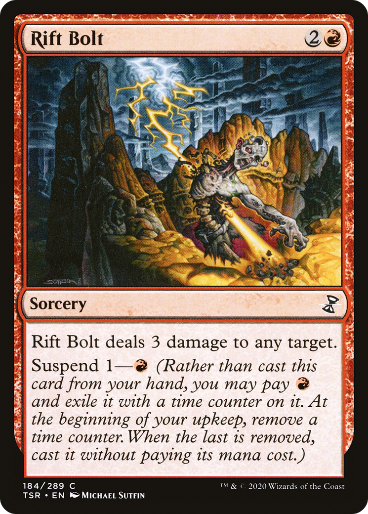 Rift Bolt (TSR-184) [Time Spiral Remastered]