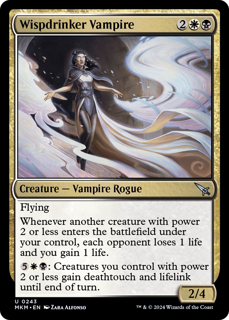 Wispdrinker Vampire (MKM-243) [Murders at Karlov Manor] Foil
