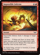 Impossible Inferno (DSK-140) [Duskmourn: House of Horror] Foil