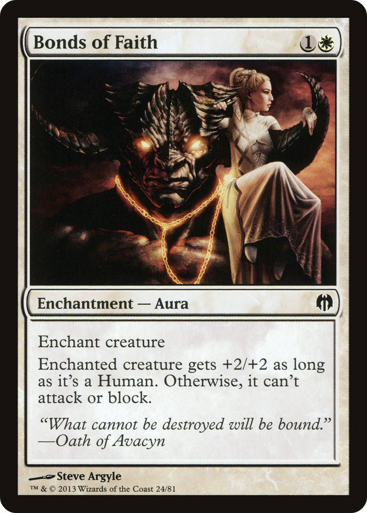 Bonds of Faith (DDL-024) [Duel Decks: Heroes vs. Monsters]