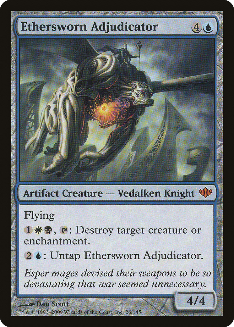 Ethersworn Adjudicator (CON-026) [Conflux] Foil