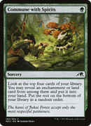 Commune with Spirits (NEO-180) [Kamigawa: Neon Dynasty] Foil