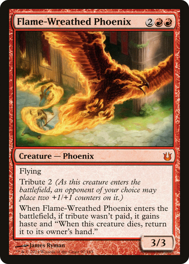 Flame-Wreathed Phoenix (BNG-097) [Born of the Gods]