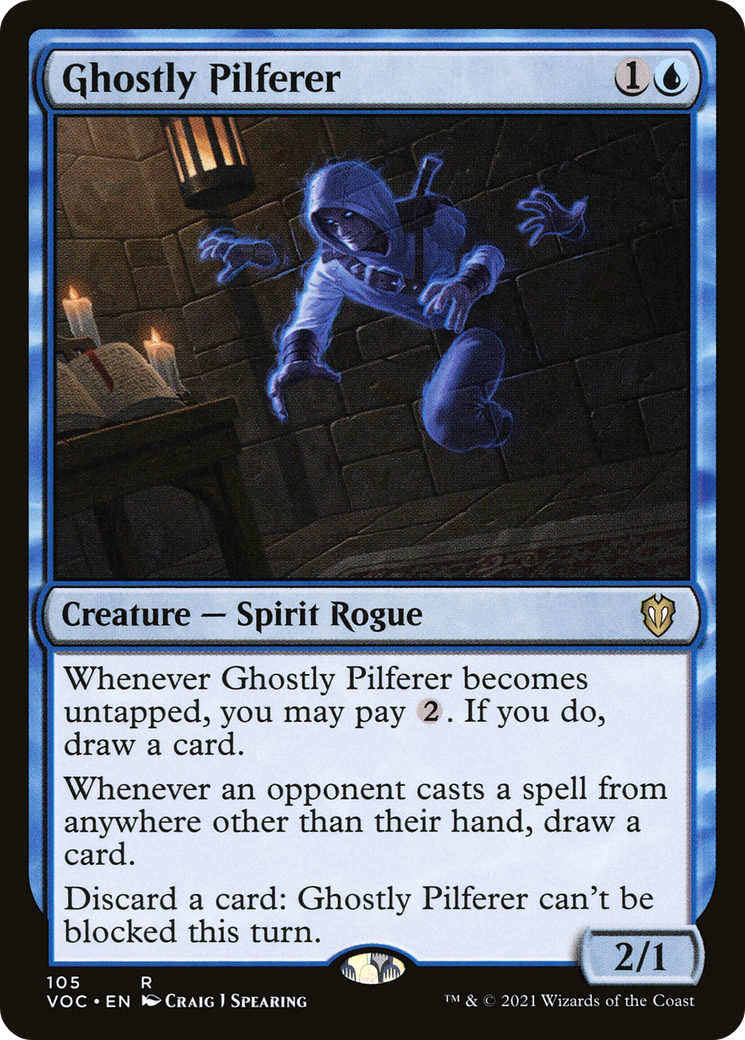 Ghostly Pilferer (VOC-105) [Crimson Vow Commander]