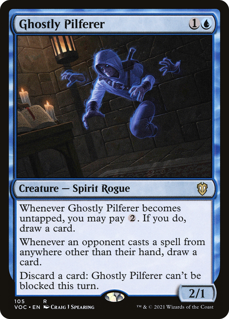 Ghostly Pilferer (VOC-105) [Crimson Vow Commander]
