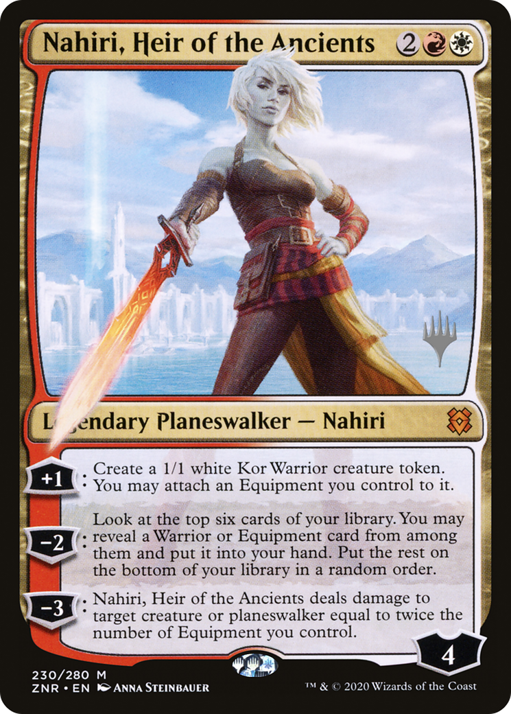 Nahiri, Heir of the Ancients (PPZNR-230P) [Promo Pack: Zendikar Rising Promos]