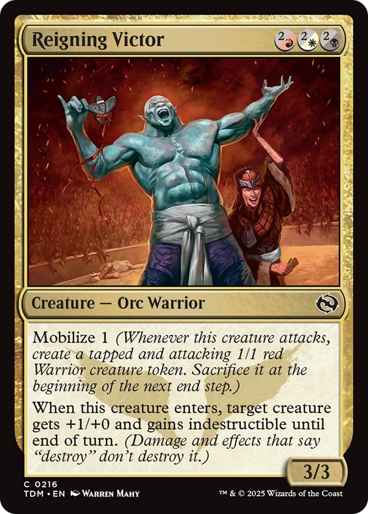 Reigning Victor (TDM-216) [Tarkir: Dragonstorm] Foil