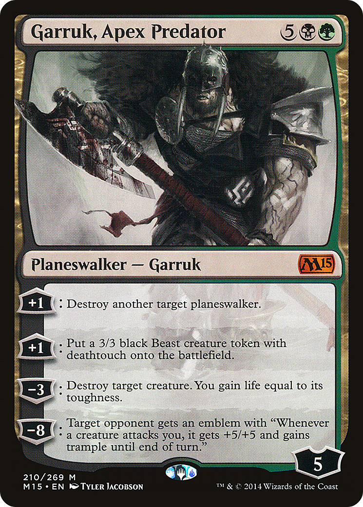 Garruk, Apex Predator (M15-210) [Magic 2015]