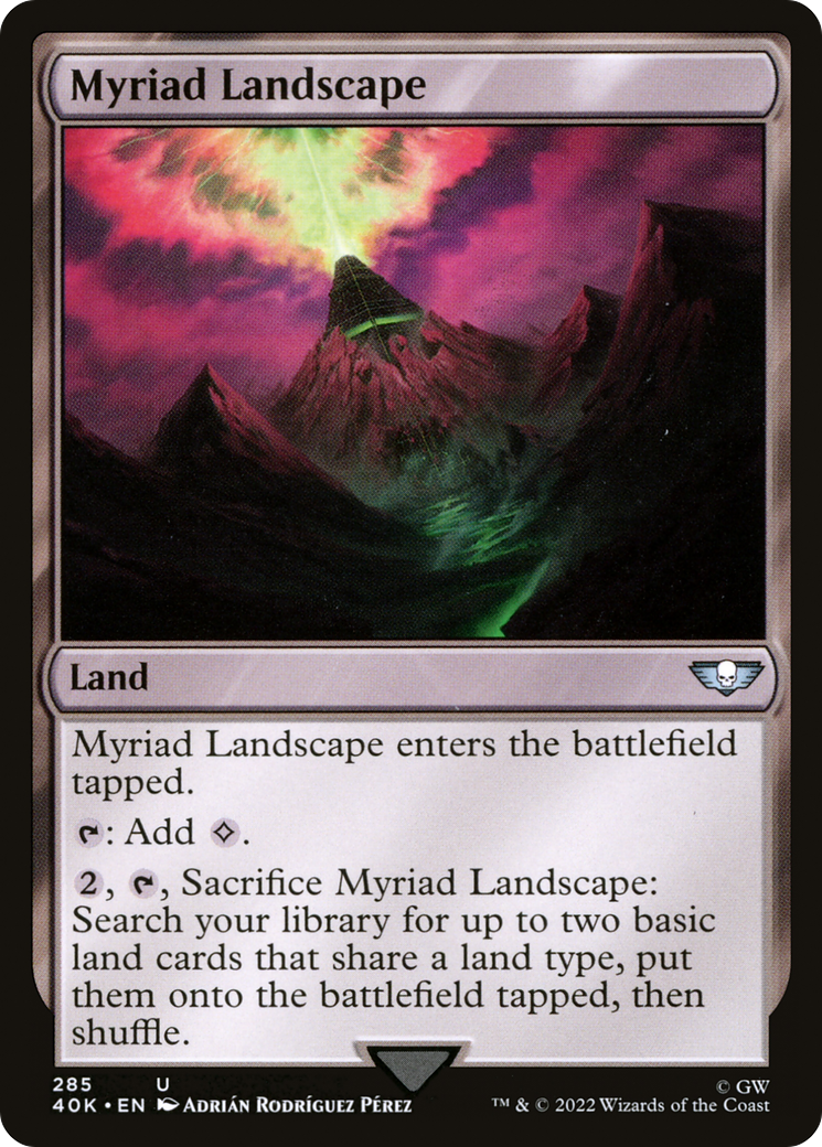 Myriad Landscape (40K-285) [Warhammer 40,000 Commander]