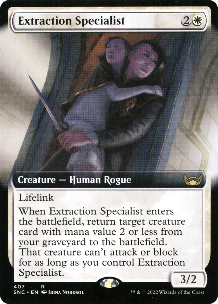 Extraction Specialist (Extended Art) (SNC-407) [Streets of New Capenna]