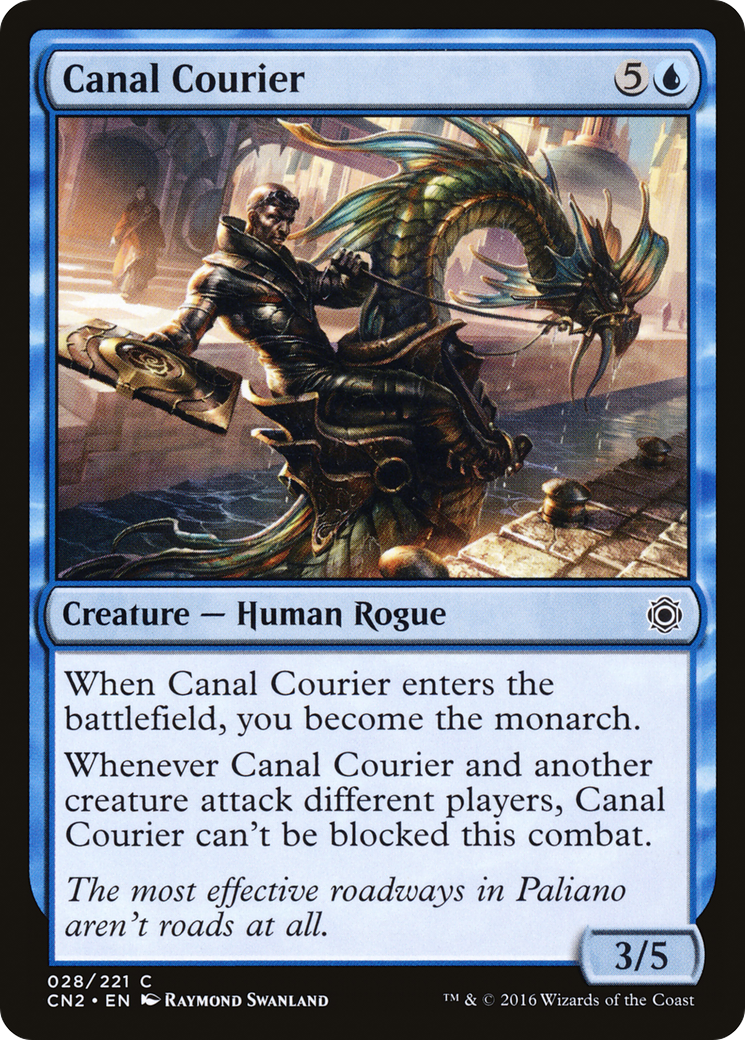 Canal Courier (CN2-028) [Conspiracy: Take the Crown] Foil