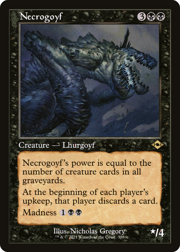 Necrogoyf (Retro Frame) (MH2-398) [Modern Horizons 2]