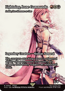 Lightning, Lone Commando - Isshin, Two Heavens as One (Showcase) (FCA-054) [FINAL FANTASY: Through the Ages] / Lightning, Lone Commando (Borderless) Foil