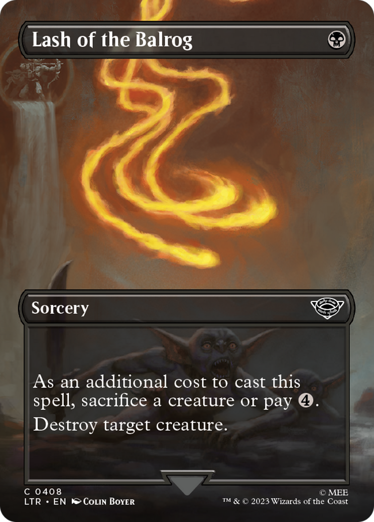 Lash of the Balrog (LTR-408) [The Lord of the Rings: Tales of Middle-earth] (Borderless)