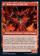 Fable of the Mirror-Breaker // Reflection of Kiki-Jiki (NEO-141) [Kamigawa: Neon Dynasty]: (fandfc, enchantment) Foil