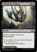 Fell the Profane // Fell Mire (MH3-244) [Modern Horizons 3] Foil