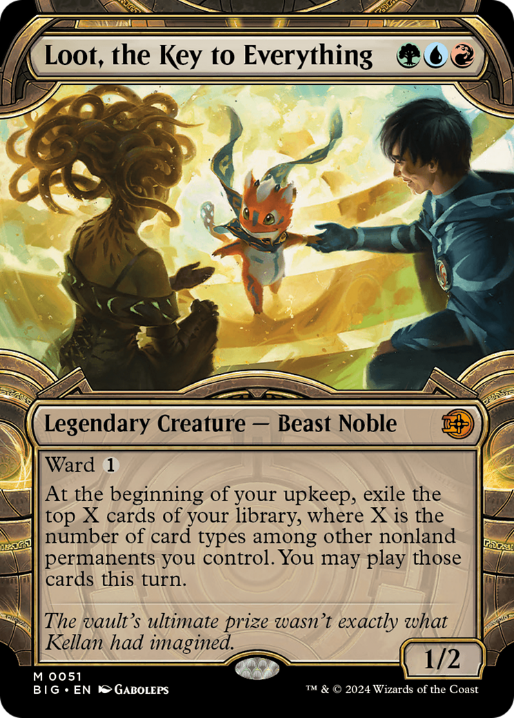 Loot, the Key to Everything (BIG-051) [The Big Score]: (Showcase) Foil