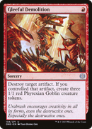 Gleeful Demolition (ONE-134) [Phyrexia: All Will Be One]