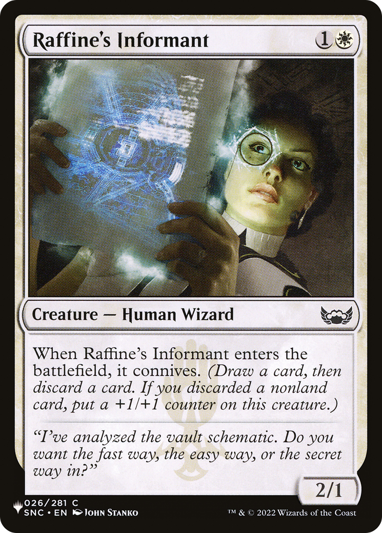 Raffine's Informant (LIST-SNC-26) [The List]