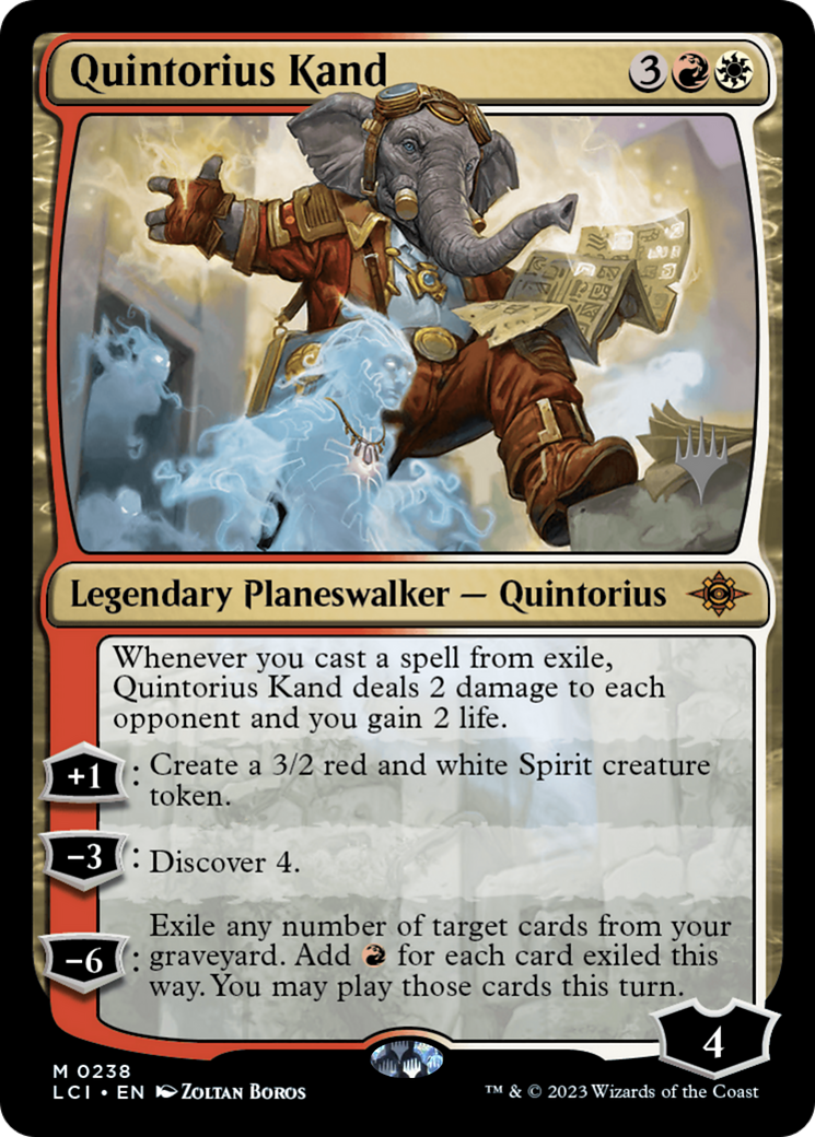 Quintorius Kand (PPLCI-238P) [The Lost Caverns of Ixalan Promos]