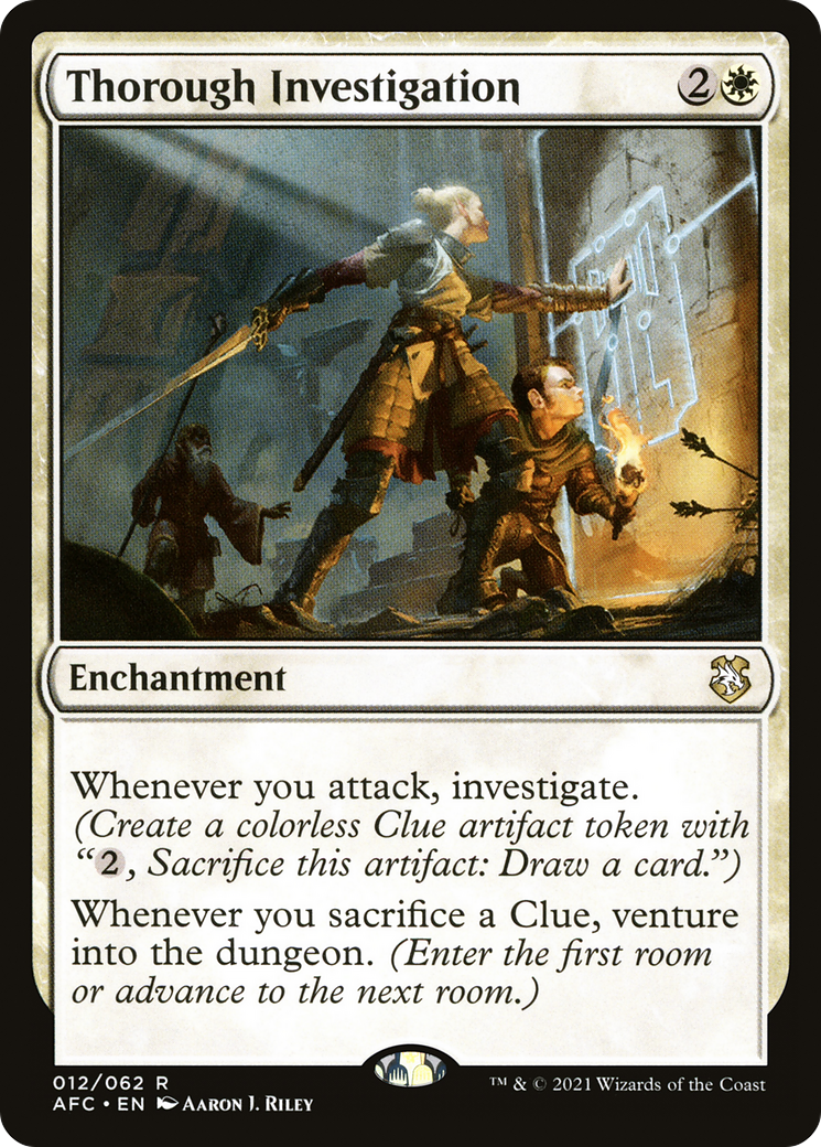 Thorough Investigation (AFC-012) [Forgotten Realms Commander]