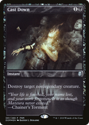 Cast Down (FNM-081) [Dominaria Promos] Foil