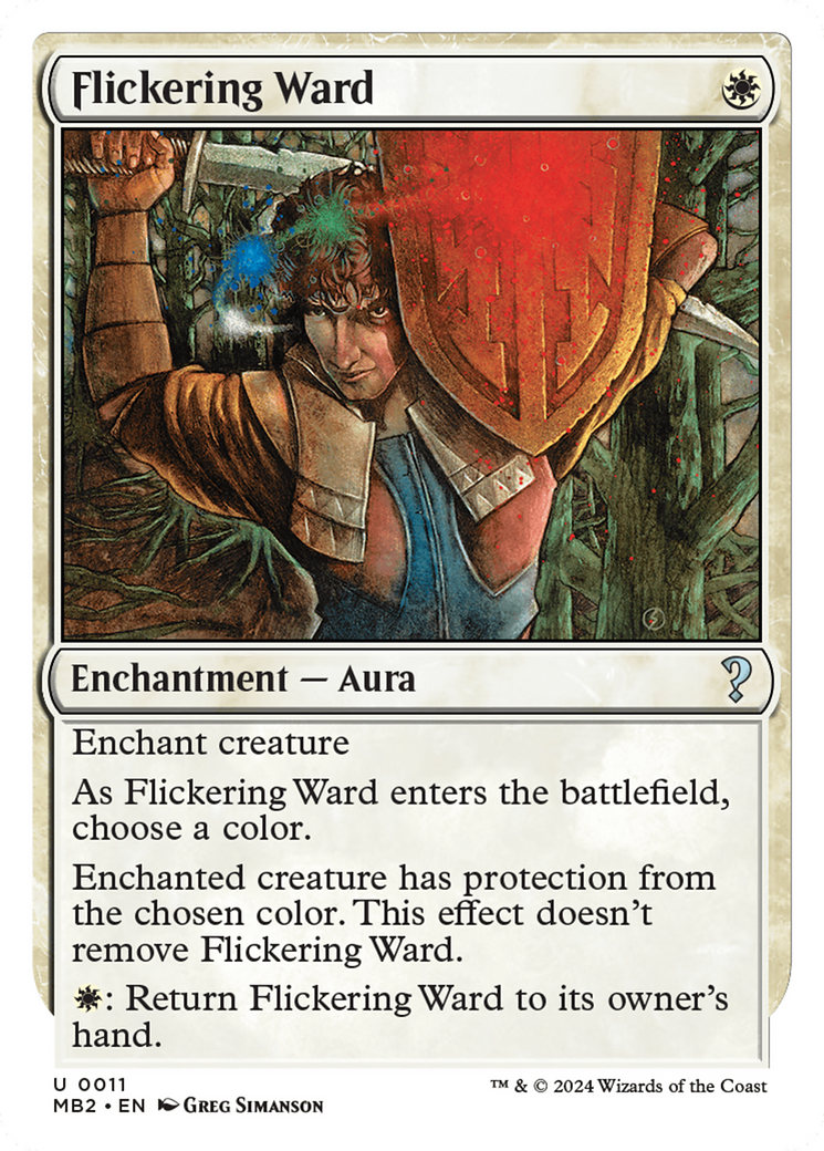 Flickering Ward (MB2-011) [Mystery Booster 2]
