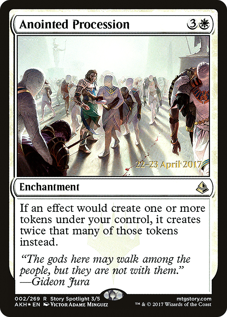 Anointed Procession (PRE-02S) [Amonkhet Promos] Foil