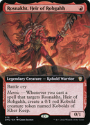 Rosnakht, Heir of Rohgahh (Extended Art) (DMC-075) [Dominaria United Commander]