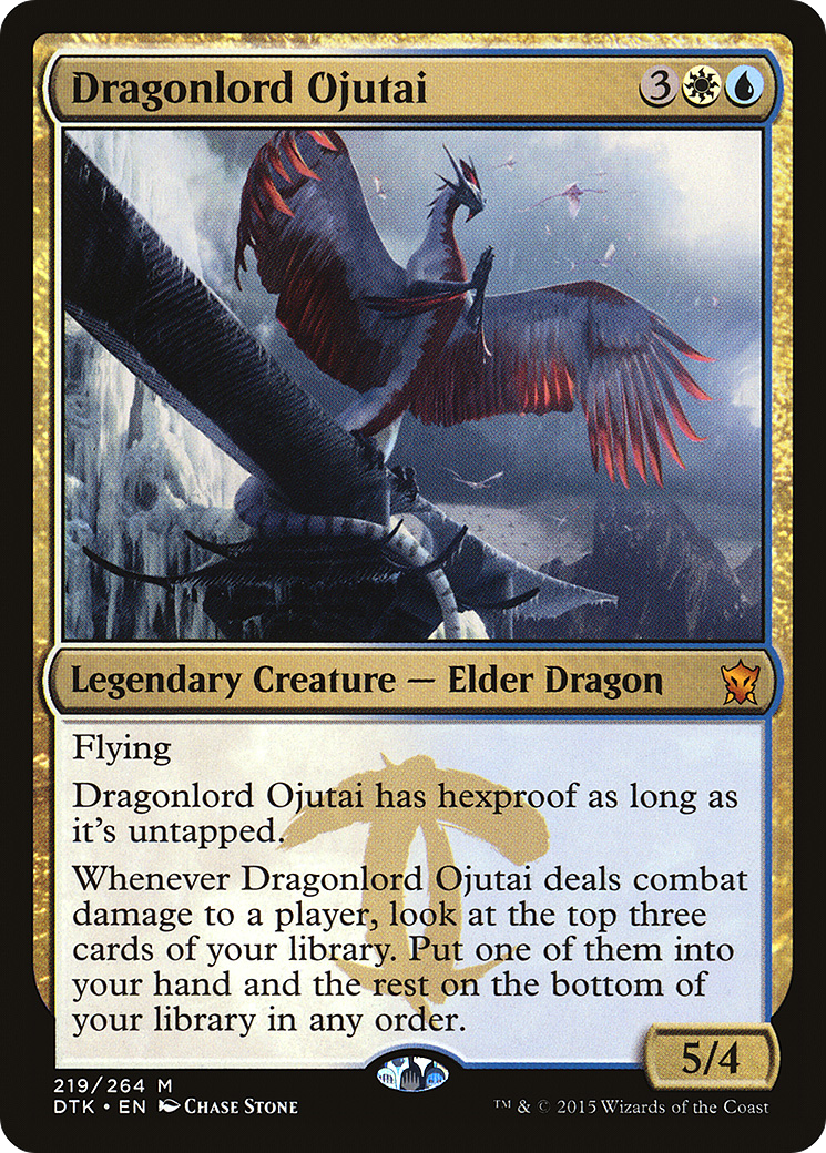 Dragonlord Ojutai (DTK-219) [Dragons of Tarkir]