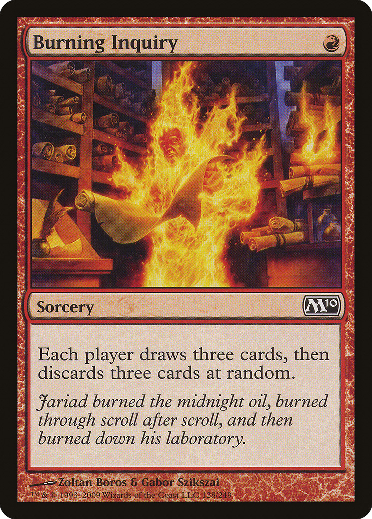 Burning Inquiry (M10-128) [Magic 2010] Foil