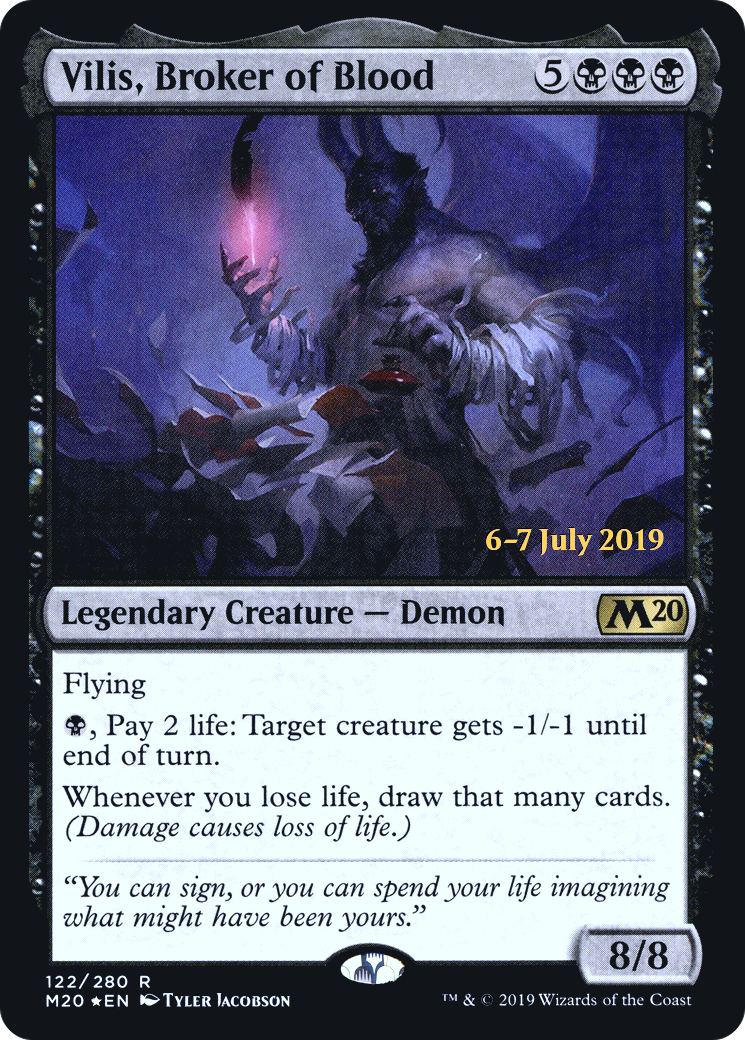 Vilis, Broker of Blood (PRE-122S) [Core Set 2020 Promos] Foil