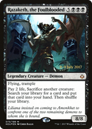 Razaketh, the Foulblooded (PRE-73S) [Hour of Devastation Promos] Foil