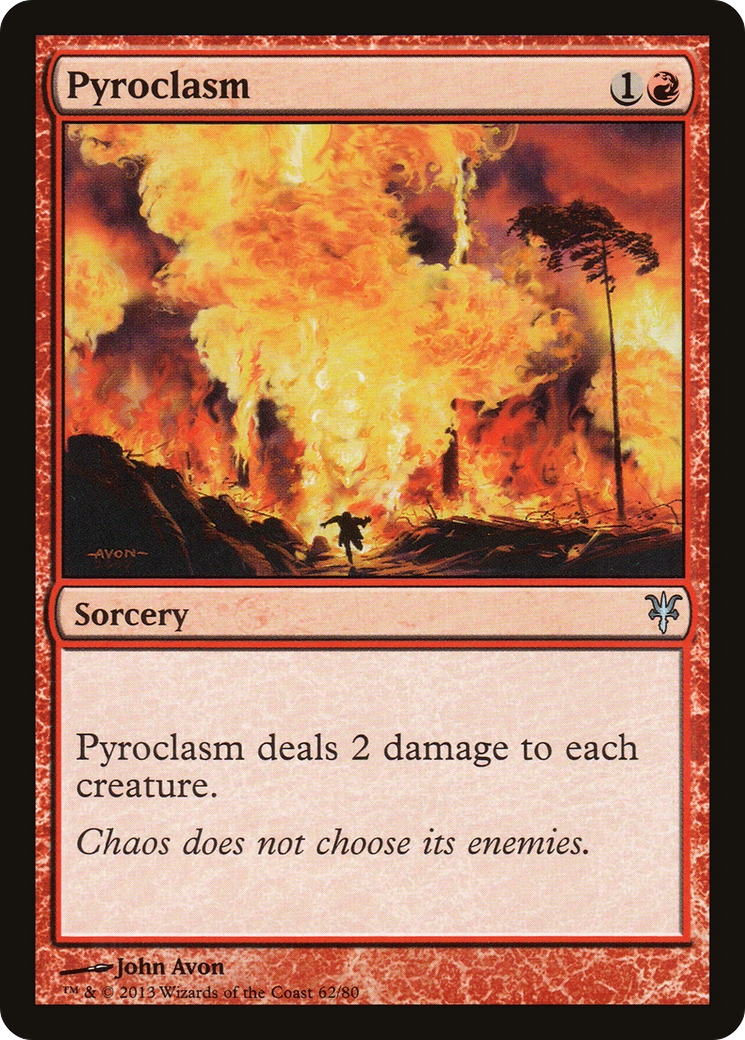Pyroclasm (DDK-062) [Duel Decks: Sorin vs. Tibalt]