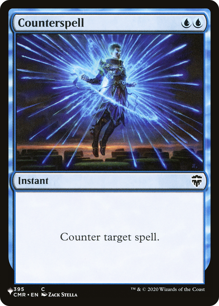 Counterspell (CMR) (LIST-CMR-395) [The List]