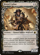 Brutal Cathar (Showcase) (MID-286) [Innistrad: Midnight Hunt]