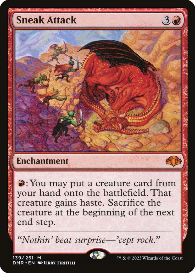 Sneak Attack (DMR-139) [Dominaria Remastered]